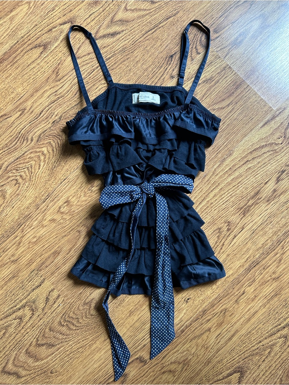 Abercrombie & Fitch Y2K Ruffle Tank